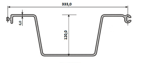 Пластиковый шпунт G 333